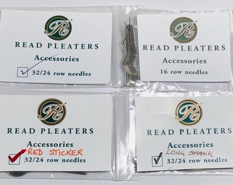Read Smocking Pleater Needles - Various Packs based on your Read Pleater Model. Packs of 10. (Australia Seller)