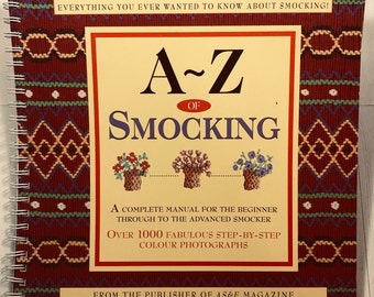 A-Z of Smocking. Great Resource Library of Smocking Stitches and Patterns for Heirloom Sewing. Australia Seller