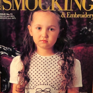 Choose from Issues 70 79 Australian Smocking & Embroidery Magazine. Slow Stitching, Smocking Patterns for Girls. Australian Seller image 3