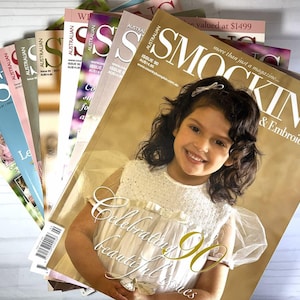 Choose from Smocking 90 - 100 Australian Smocking & Embroidery Magazine - Slow Stitching, Smocking Patterns. (Australian Seller)