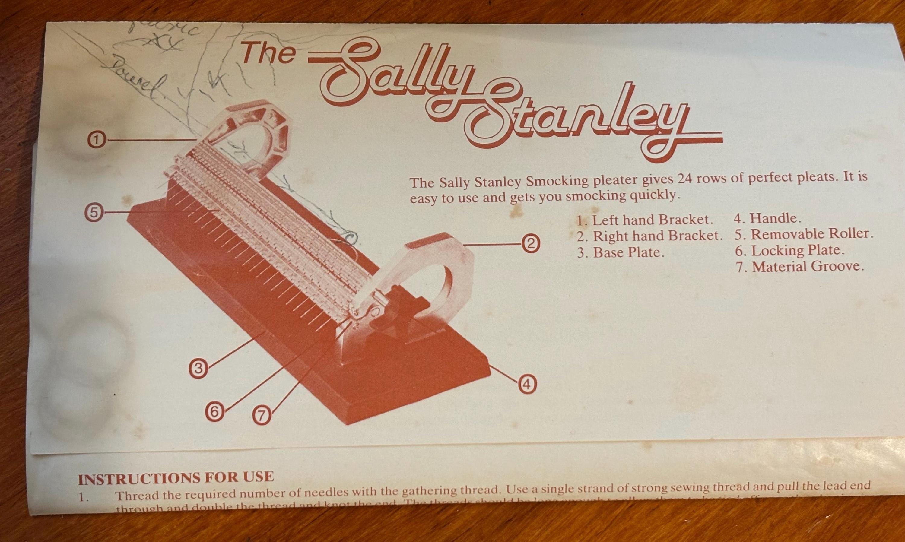 Sally Stanley Smocking Pleater – Reconditioned 24 Row Machine With