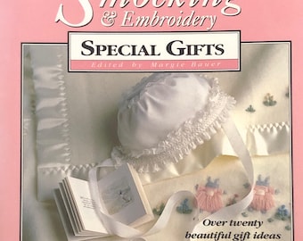Smocking & Embroidery Special Gifts Magazine - New Baby Gifts, Wedding Album, Coathangers. Australian Seller