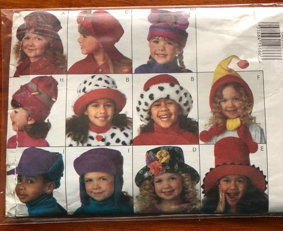 Kids Hats Easy Hat And Beanie Sewing Pattern For Children Size Small Medium Large Butterick 3592 Australia Seller Free Shipping Kids Hats Easy Hat And Beanie Sewing Pattern For Children Size Small Medium Large Butterick 3592 Australia Seller Free Shipping