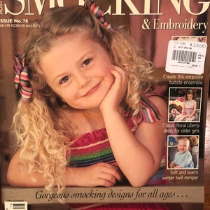 Choose from Issues 70 79 Australian Smocking & Embroidery Magazine. Slow Stitching, Smocking Patterns for Girls. Australian Seller image 9