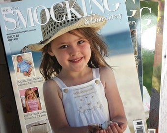Numeri 80-89. Scegli la tua rivista australiana di ricamo e smocking. Modelli di ricamo lento