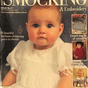 Choose from Issues 70 79 Australian Smocking & Embroidery Magazine. Slow Stitching, Smocking Patterns for Girls. Australian Seller image 8