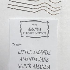 5 agujas para fruncir originales de Amanda Jane (también compatibles con Sally Stanley) (vendedor australiano)
