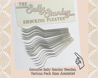 Genuine Smocking Pleater Needles for Sally Stanley Smocking Machine. Bulk Pack - or Any Pack Size. (Australia Seller)