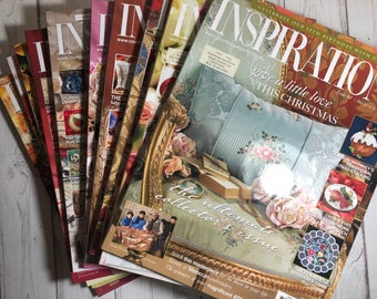 Inspirations Magazine. Choose From Issues 60 - 69. Beautiful Australian Embroidery Magazines from around 2010 (Australia Seller)