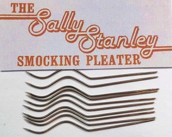 Sally Stanley Smocking Pleater Needles (also fit Amanda Jane Smocking Pleater) - Various Pack Sizes. (Australia Seller)