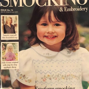Choose from Issues 70 79 Australian Smocking & Embroidery Magazine. Slow Stitching, Smocking Patterns for Girls. Australian Seller image 5