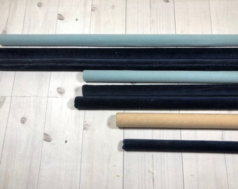 Velvet Smocking Pleater Rod: Fabric Grip Dowel (12/18/24 inch Options