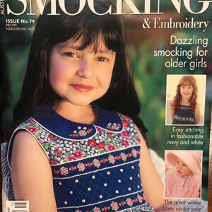 Choose from Issues 70 79 Australian Smocking & Embroidery Magazine. Slow Stitching, Smocking Patterns for Girls. Australian Seller image 10