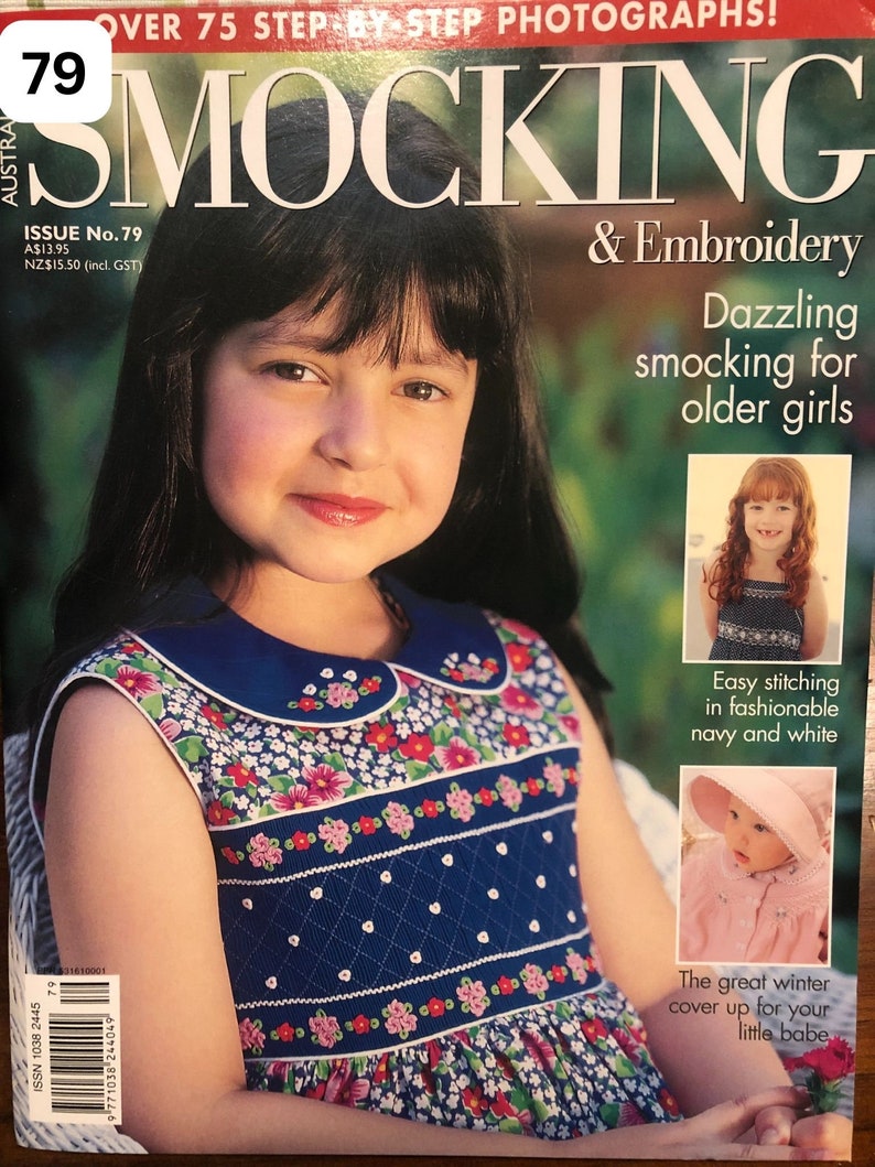 Choose from Issues 70 79 Australian Smocking & Embroidery Magazine. Slow Stitching, Smocking Patterns for Girls. Australian Seller image 10