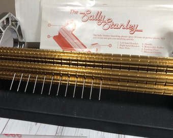 Sally Stanley Smocking Pleater Machine with Needles - 24 Row Pleating Machine (with 24 needles). Perfect Pleat Maker! (Australia Seller)