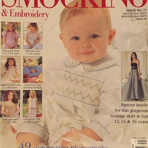 Choose from Issues 70 79 Australian Smocking & Embroidery Magazine. Slow Stitching, Smocking Patterns for Girls. Australian Seller image 2