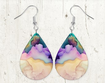 Sublimation Earring Designs Template PNG, Abstract Art Instant Digital Download, Earring Blanks Design