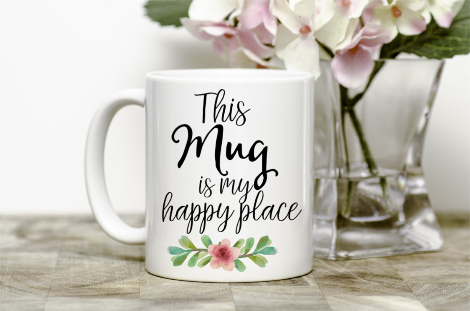 Funny Mug Coffee Lovers Gift This Mug Is My Happy Place Etsy