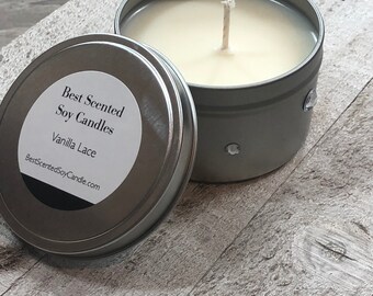 Vanilla Candle | Best Scented Soy Candle | Home Decor | Elegant Vanilla Candle