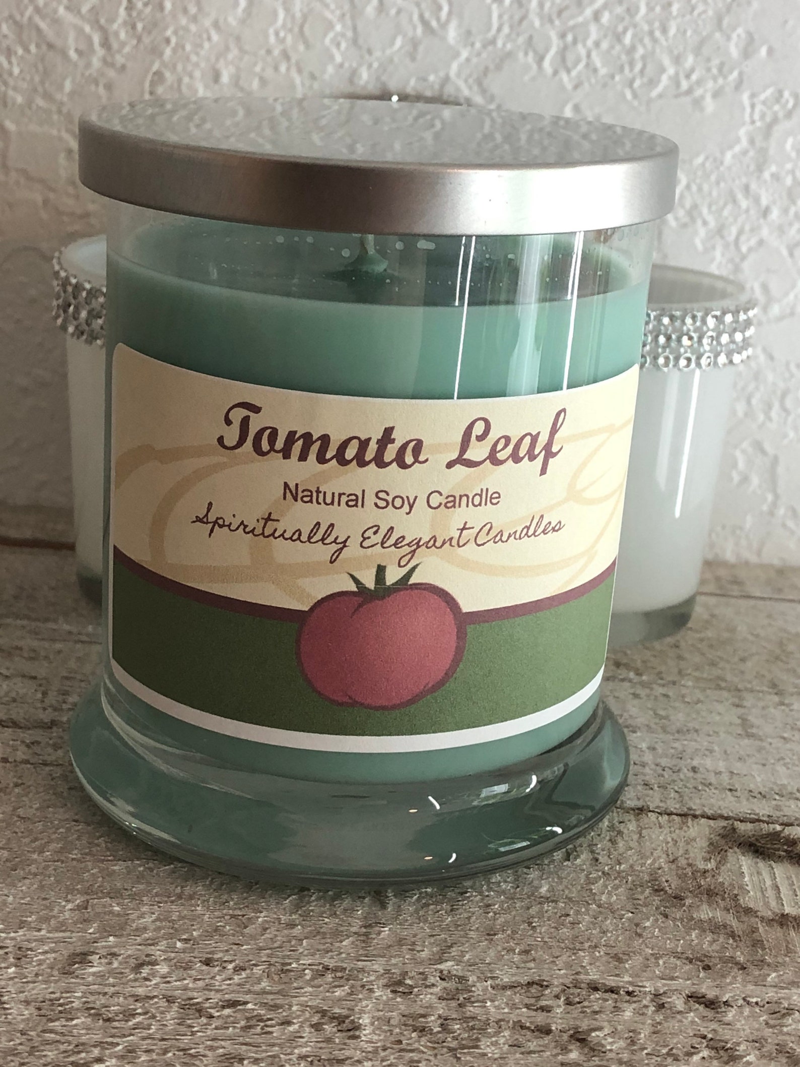 Tomato Leaf Soy Candle Scented Soy Candle Farm Candle Etsy