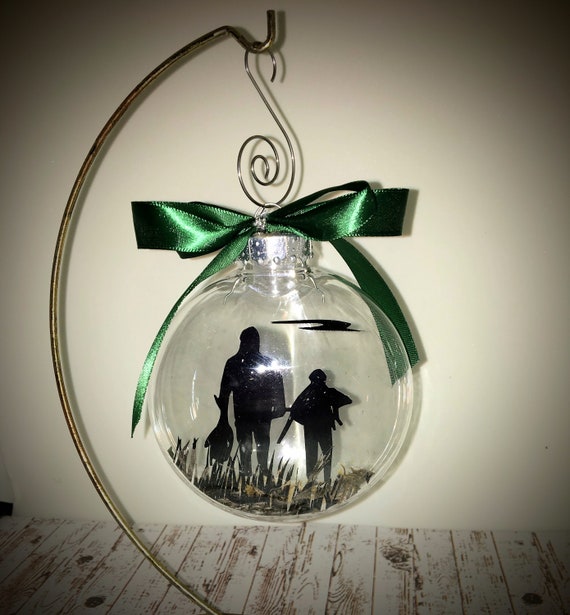 father and son ornament