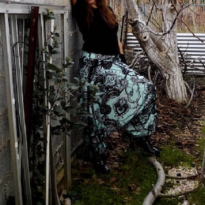 handmade harem pants, handmade baggy trousers, drop crotch pants, handmade festival trousers, paisley print pants