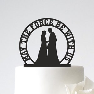 star wars cake topper, star wars wedding topper, personalized topper, star wars, mr & mrs topper