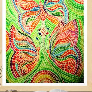 Mosaic wall art Mosaic art Mosaic art wall pannel Mosaic art handmade Mosaic artwork mosaic home decor Mosaic wall hanging Mosaic wall decor