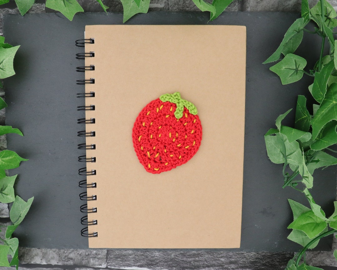 Strawberry Notebook A5 Strawberry Gift Strawberry Gift Girl Etsy