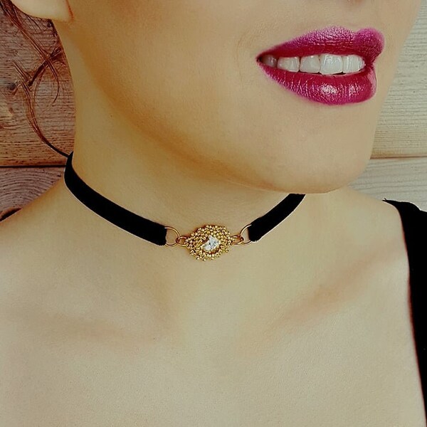 Shop Velvet Choker Etsy