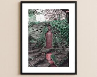 Chalice Well Red Spring – Glastonbury, England - Fine Art Print, Framed or Digital Download