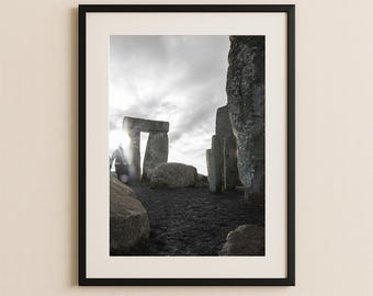 Stonehenge Sunburst - Art Print, Framed or Digital Download
