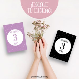 Tarjetas de hitos para niños COLORES, Tarjetas de hitos, Regalo para bebés, Nueva mamá, Ideas de regalos, Baby Shower, Recuerdos, Bebé