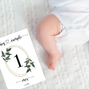 Tarjetas de hitos para niños OLIVO, Tarjetas de hitos, Regalo para bebés, Nueva mamá, Ideas de regalos, Baby Shower, Recuerdos, Bebé