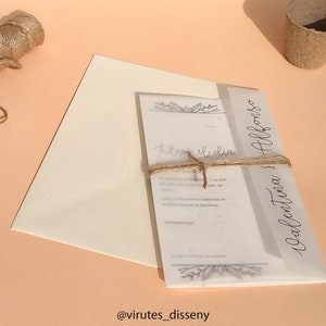 Invitación de Boda Plantable