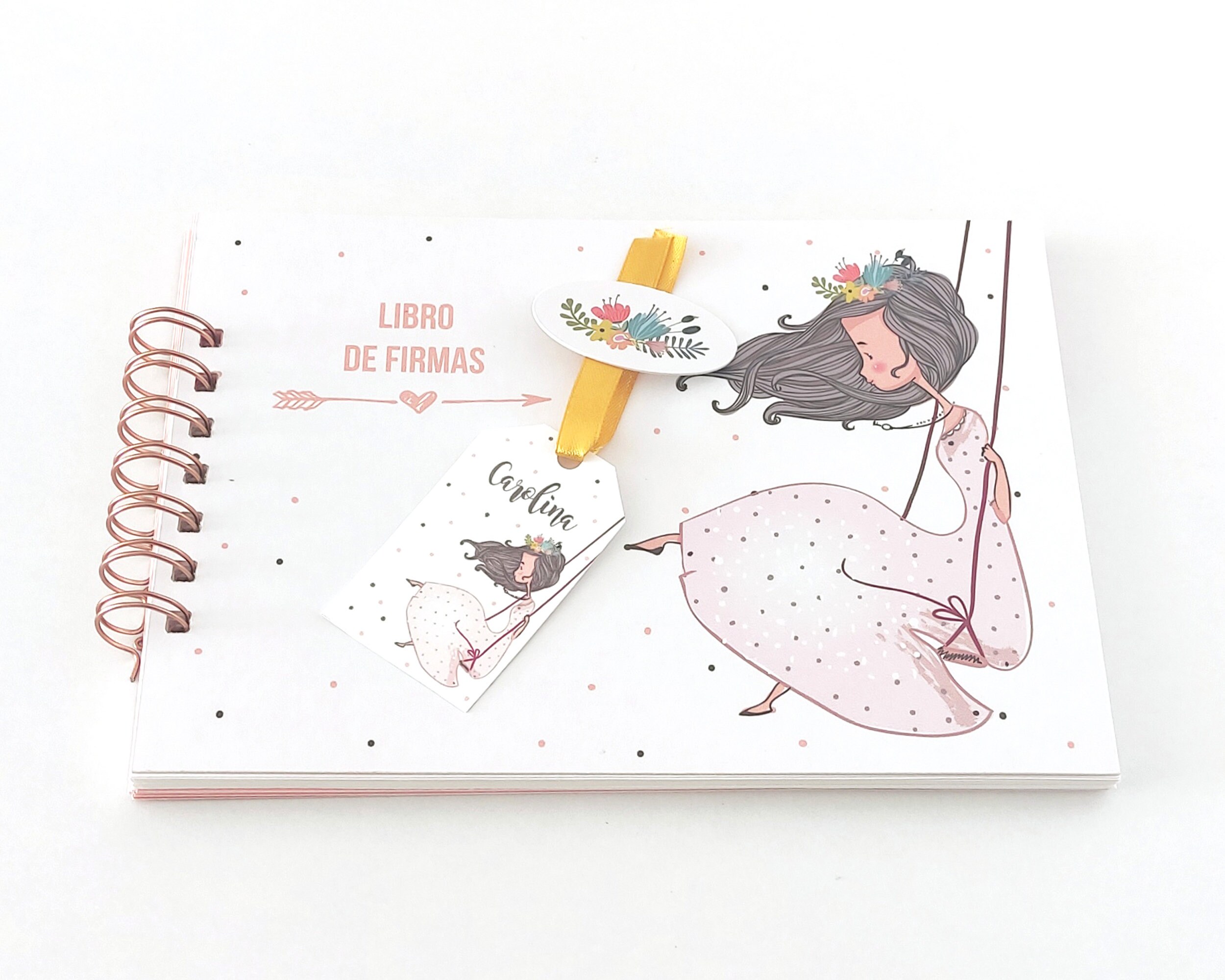 Libro de firmas Jubilación personalizado mujer - Anuski's World