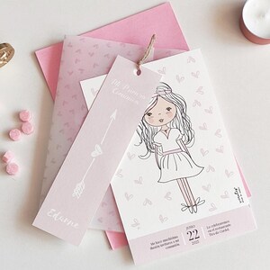 Invitación Primera Comunión Niña Lacre, incluye sobre, personalizable, elegante, varios modelos, recordatorio de comunión, varios modelos