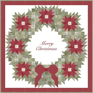 Christmas Wreath Quilt Pattern