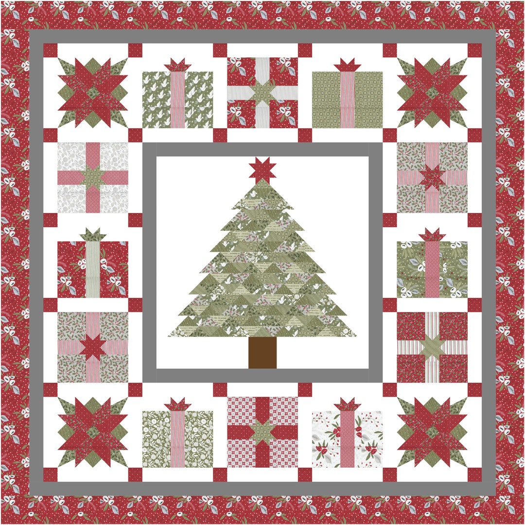 Share your Love of Christmas Christmas Present Quilt Pattern