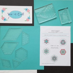 Twisted Hexagon Quilt Etsy