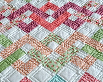 Interlocking Rings full, queen and king size  PDF QUILT PATTERN