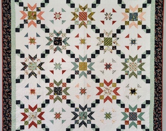 Block Stars Paper Quilt Pattern