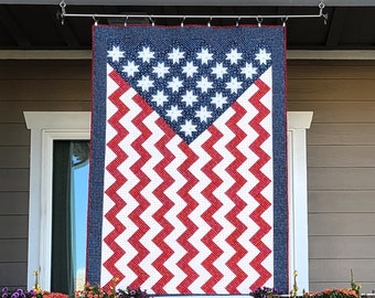 America Waves PDF Quilt Pattern