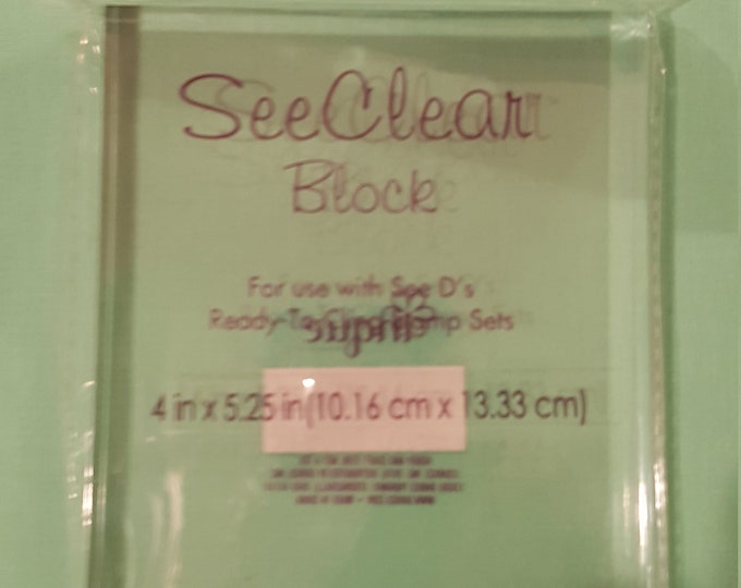 Acrylic stamp block