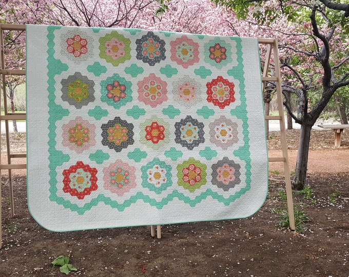 Garden of Flowers Quilt Pattern