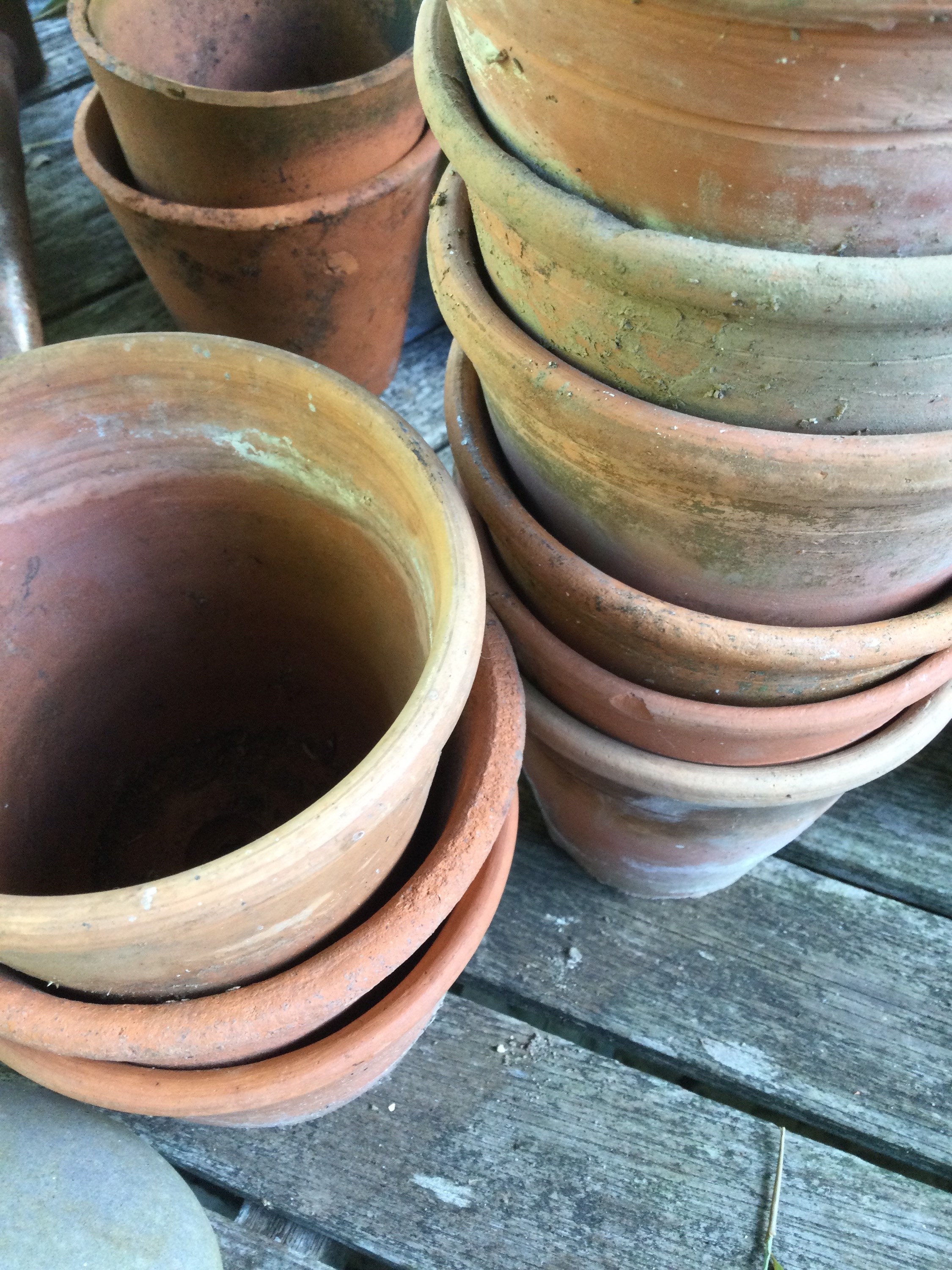 Pair of Vintage Terracotta Plant Pots Etsy UK