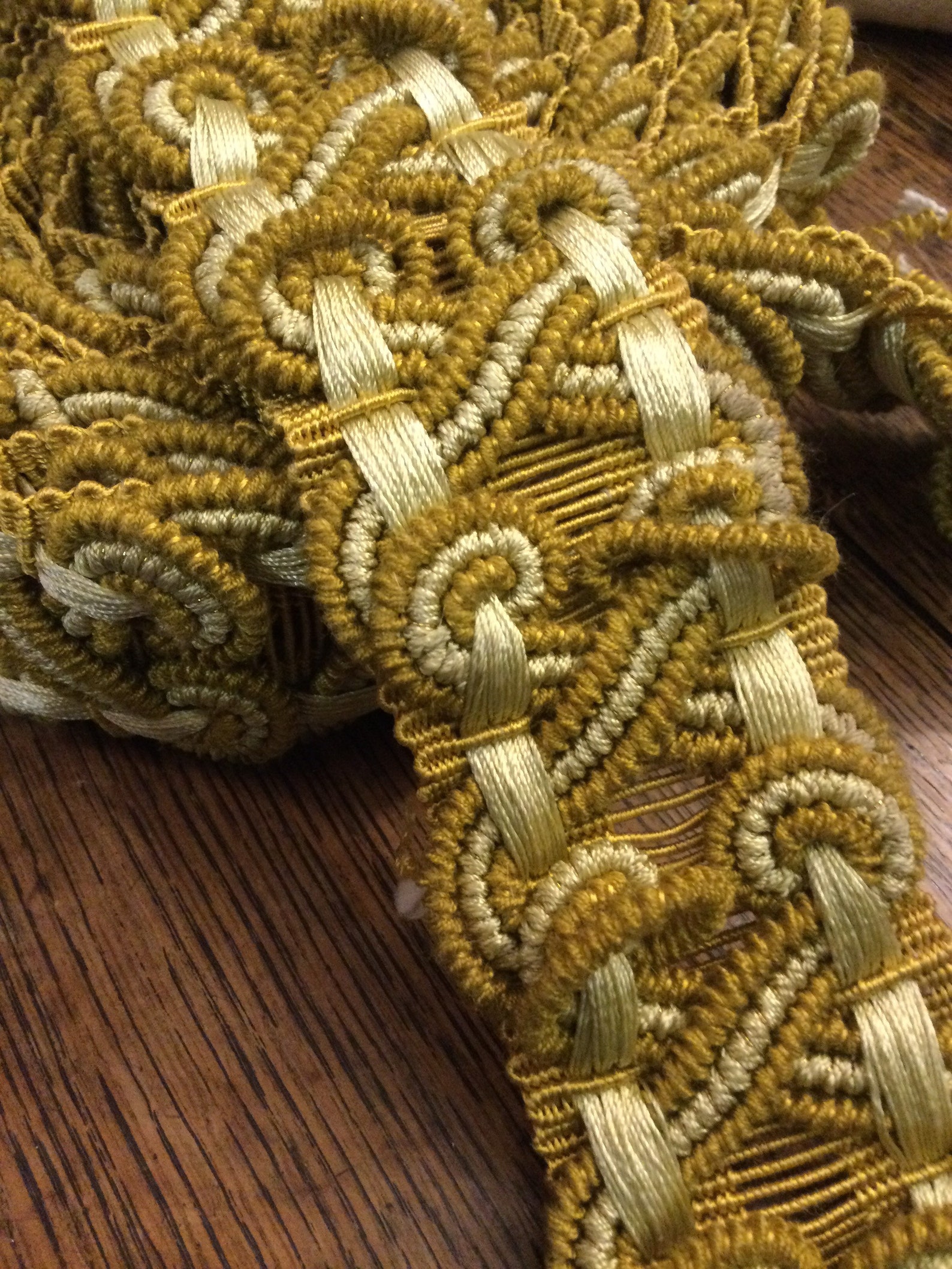 Stunning Vintage Gold Braid Trim 3 m Etsy