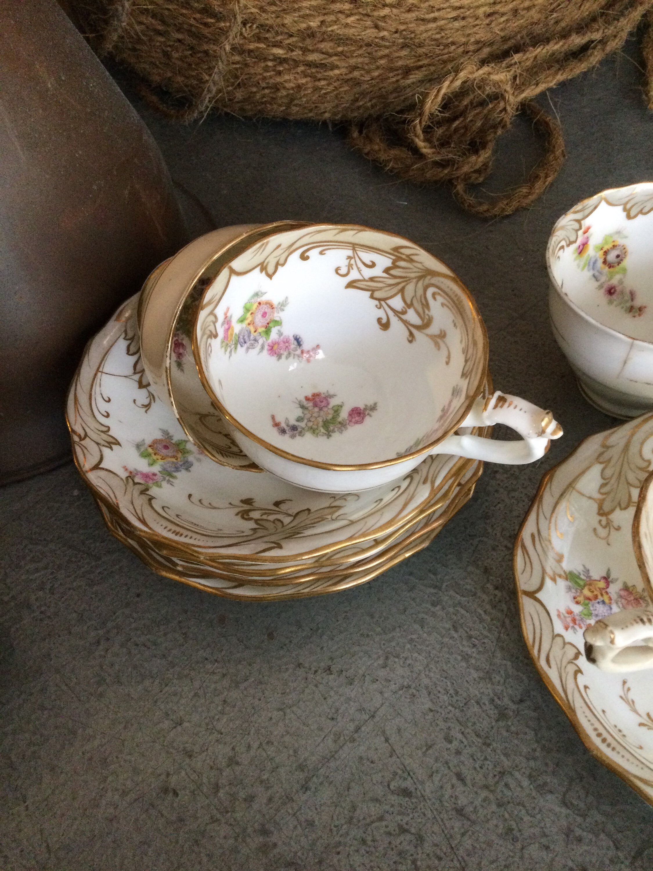 Antique China Large Tea Set by PALACIN CHINA Etsy