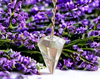 ROCK CRYSTAL PENDULUM