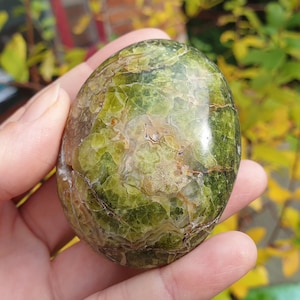 GREEN OPAL pebble from Madagascar